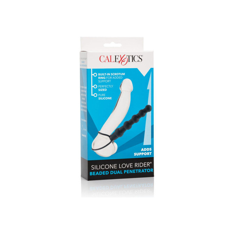 CALEXOTICS BEADED DUAL PENETRATOR PENETRADOR DOBLE