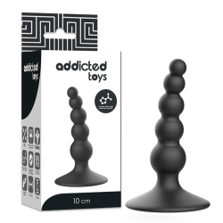 ADDICTED TOYS ANAL SEXUAL PLUG 10 CM NEGRO 2