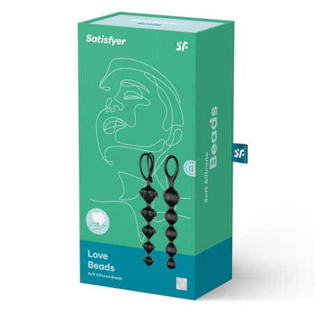 SATISFYER LOVE BEADS NEGRO
