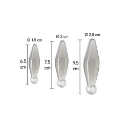 TOYJOY ANAL PLAY RIMMER DE DEDO 3 PIEZAS TRANSPARENTE 2