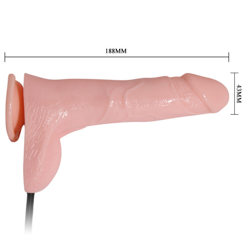 BAILE INFLATABLE DILDO HINCHABLE REALISTICO CON VENTOSA 15 CM