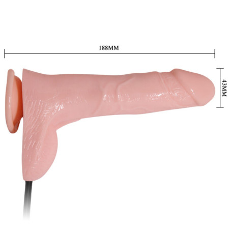 BAILE INFLATABLE DILDO HINCHABLE REALISTICO CON VENTOSA 15 CM