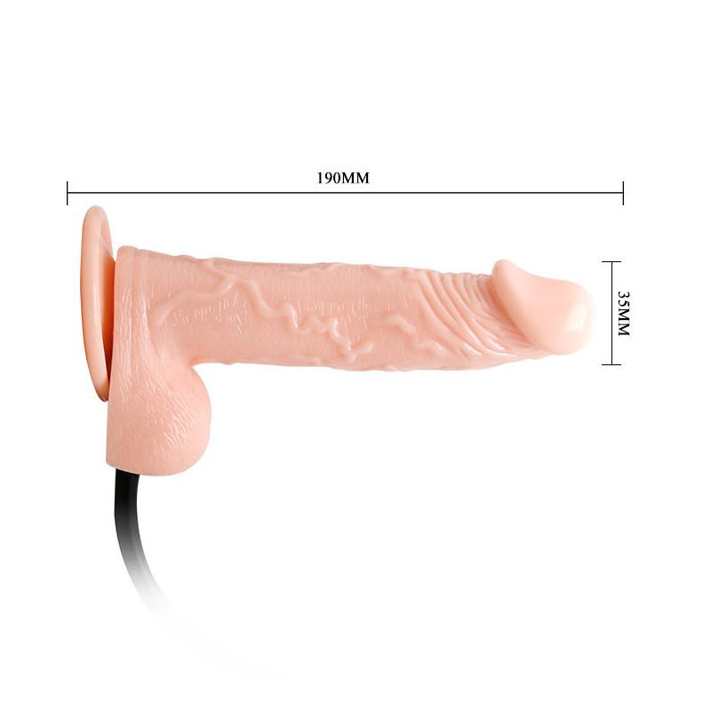 BAILE DILDO REALISTICO VIBRADOR E INFLABLE