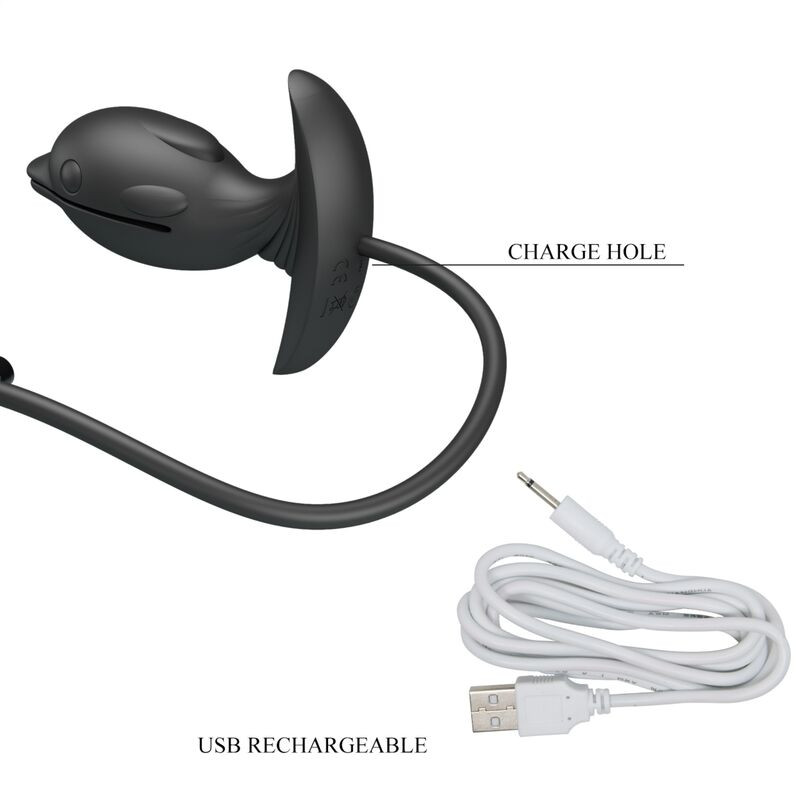 PRETTY LOVE PLUG ANAL DELFIN INFLABLE RECARGABLE