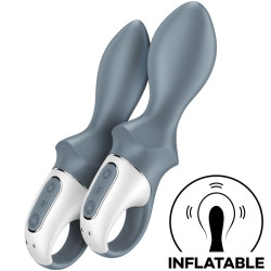 SATISFYER AIR PUMP BOOTY 1 VIBRADOR INFLABLE ANAL GRIS 2