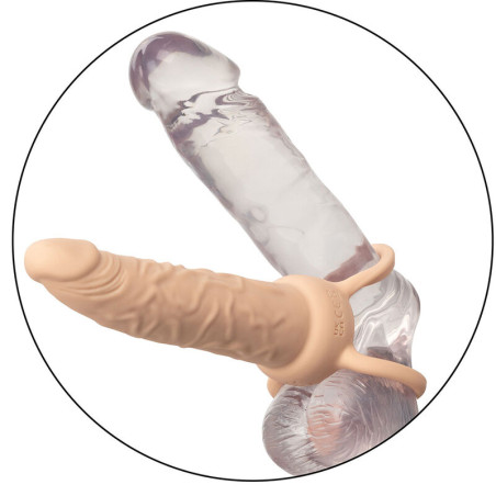 CALEXOTICS PERFORMANCE MAXX DOBLE PENETRADOR RECARGABLE PIEL CLARO
