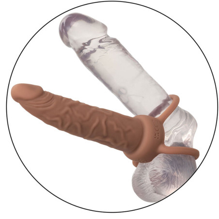 CALEXOTICS PERFORMANCE MAXX DOBLE PENETRADOR RECARGABLE PIEL MORENO