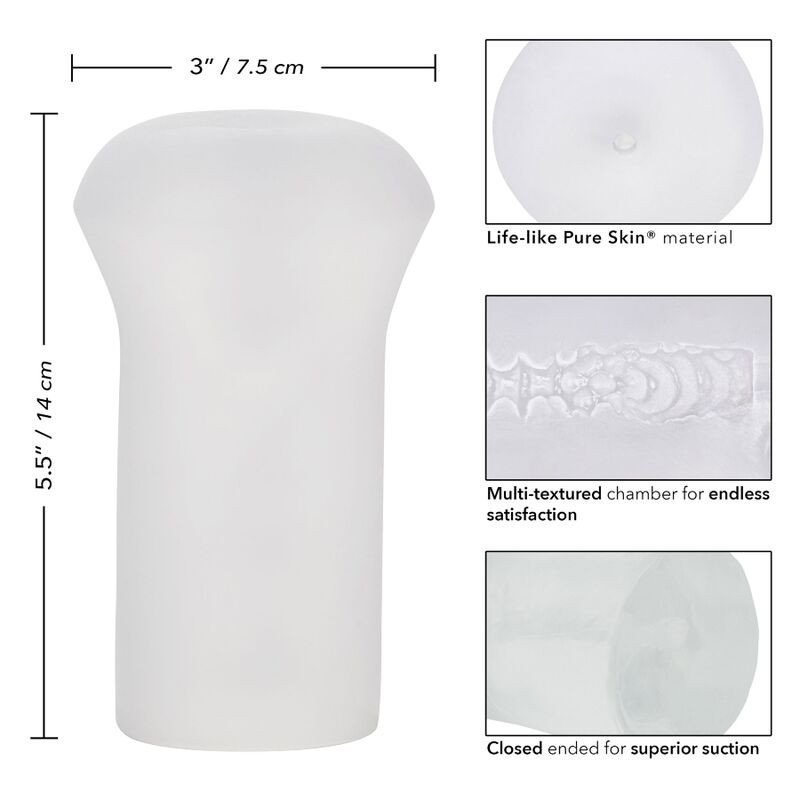CALEXOTICS MASTURBADOR BOUNDLESS STROKER TRANSPARENTE