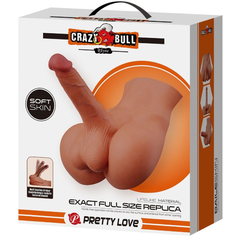 CRAZY BULL RHYNE TRASERO MASTURBADOR REALISTICO NATURAL