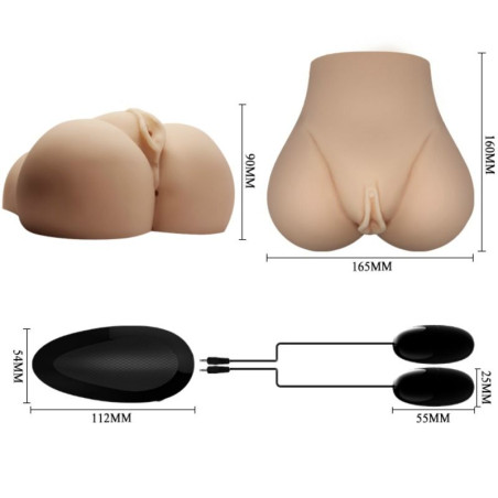 CRAZY BULL VAGINA Y ANO REALISTICOS CON VIBRACION POSICION 7