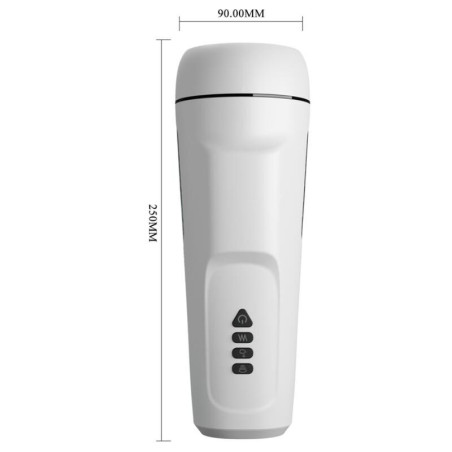 PRETTY LOVE SIENNA MASTURBADOR MASCULINO CON VIBRACION VOZ Y SUCCION