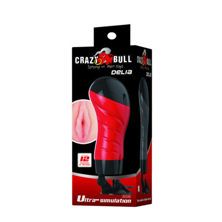 CRAZY BULL FLORA VAGINA CON BASE MASTURBADOR VOZ