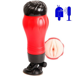 CRAZY BULL FLORA VAGINA CON BASE MASTURBADOR VOZ