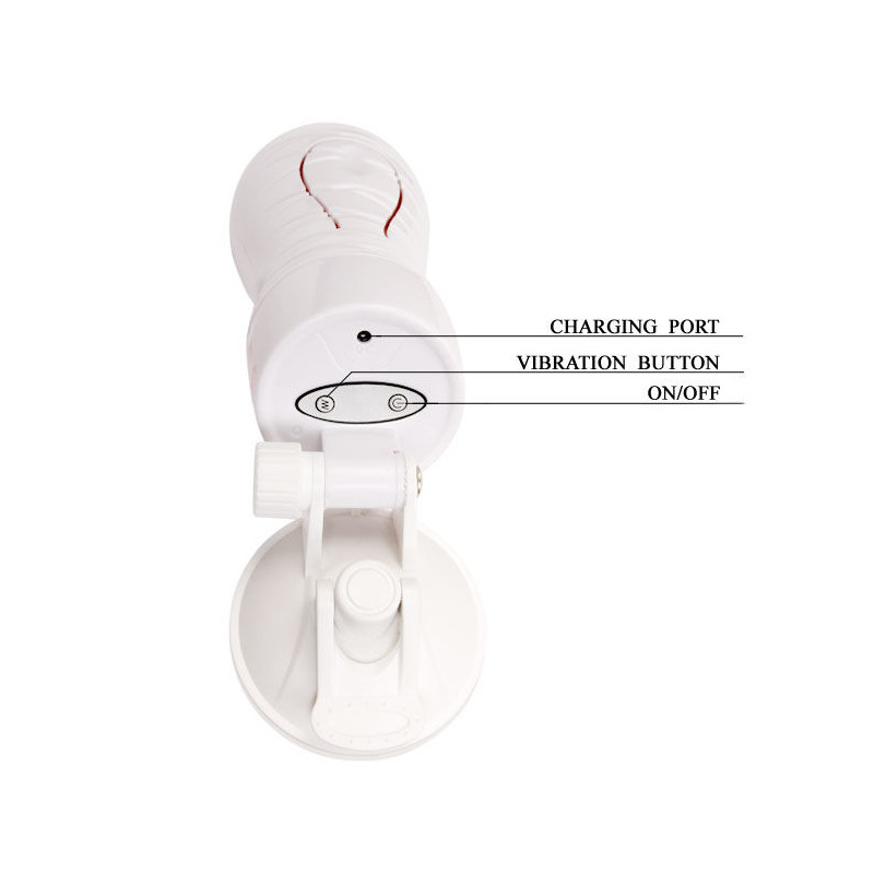 CRAZY BULL FLORA MASTURBADOR VAGINA RECARGABLE