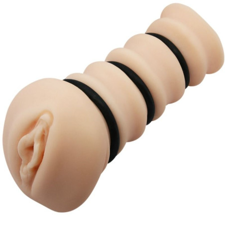 CRAZY BULL MASTURBADOR CON ANILLOS MODELO VAGINA 2