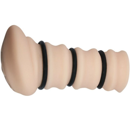 CRAZY BULL MASTURBADOR CON ANILLOS MODELO VAGINA 2
