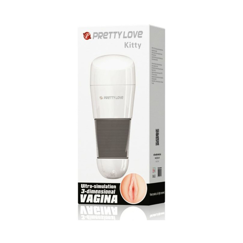 PRETTY LOVE KITTY MASTURBADOR BLANCO VAGINA