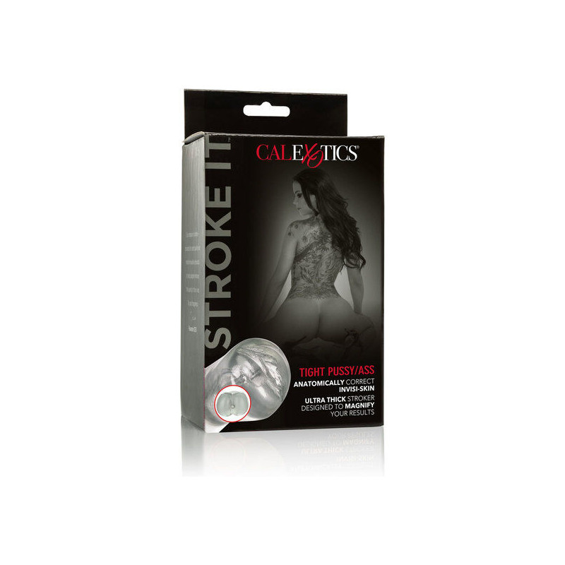 CALEXOTICS STROKE IT MASTURBADOR VAGINA ANO TRASLUCIDO