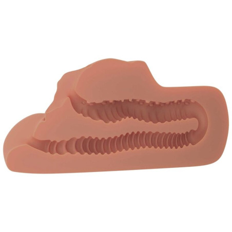 PDX PLUS PERFECT PUSSY DOUBLE STROKER MASTURBADOR VAGINA Y ANO