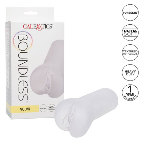 CALEXOTICS BOUNDLESS VULVA MASTURBADOR TRANSPARENTE