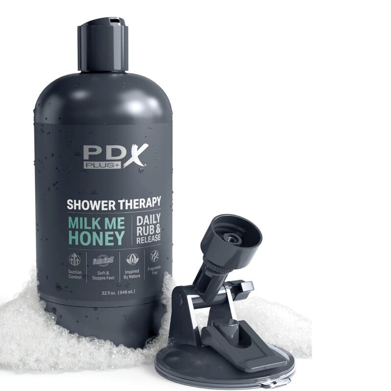 PDX PLUS MASTURBADOR STROKER DISENO DISCRETO DE BOTE CHAMPU MILK ME HONEY