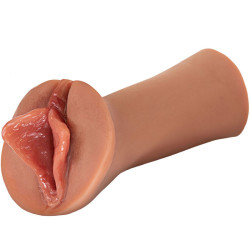 FETISH FANTASY EXTREME MASTURBADOR MASCULINO SILICONA LUSCIOUS LIPS CARAMELO 2