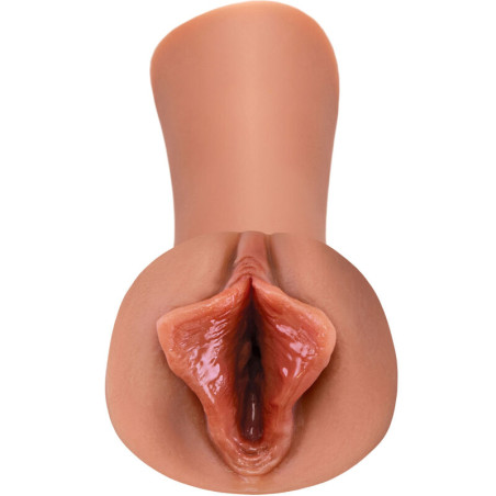 FETISH FANTASY EXTREME MASTURBADOR MASCULINO SILICONA LUSCIOUS LIPS CARAMELO