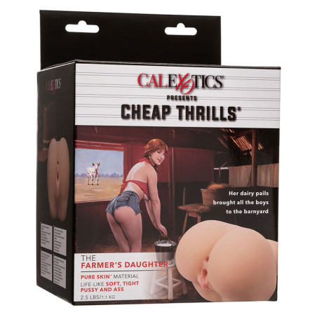 CALEXOTICS THE FARMERS DAUGHTER DOBLE MASTURBADOR REALISTICO NATURAL