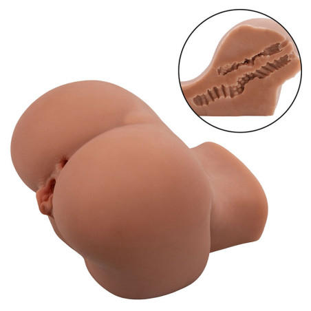 CALEXOTICS THE ROLLER BABE DOBLE MASTURBADOR REALISTICO NATURAL