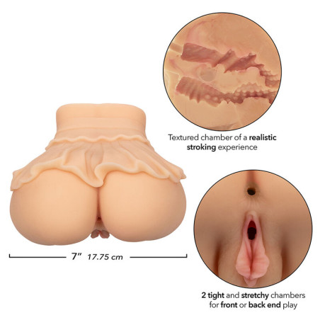 CALEXOTICS THE PEEP SHOW GIRL DOBLE MASTURBADOR REALISTICO NATURAL