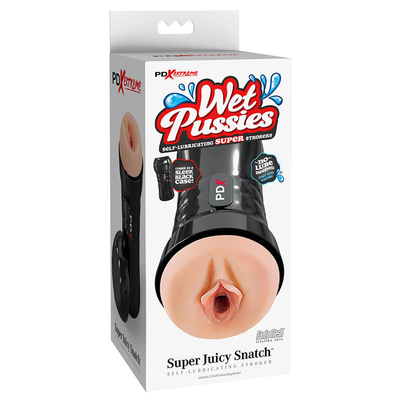 PDX EXTREME WET PUSSIES MASTURBADOR VAGINA AUTOLUBRICANTE NATURAL
