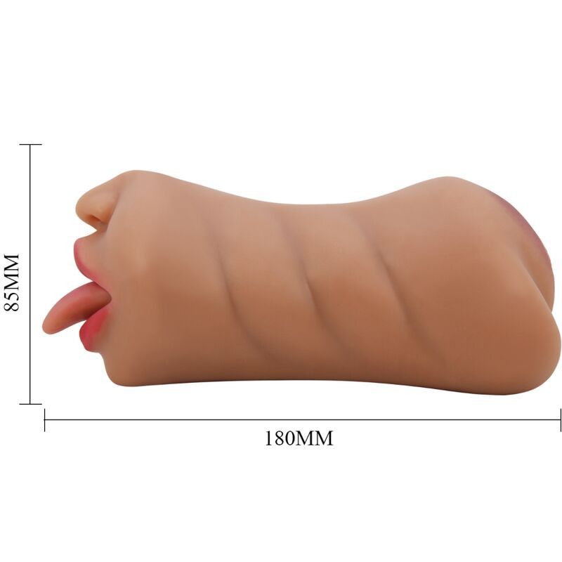 CRAZY BULL SARAH MASTURBADOR DOBLE BOCA VAGINA NATURAL