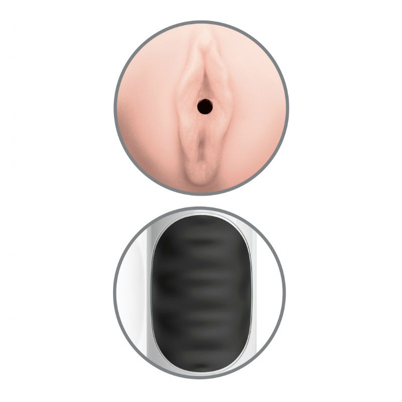 EXTREME TOYZ PIPEDREAM MEGA GRIP VAGINA MASTURBADOR VIBRADOR