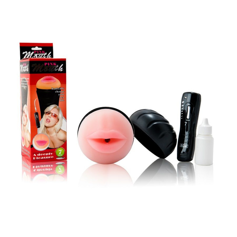 BAILE BOCA MASTURBADOR CON VIBRADOR 7 RITMOS