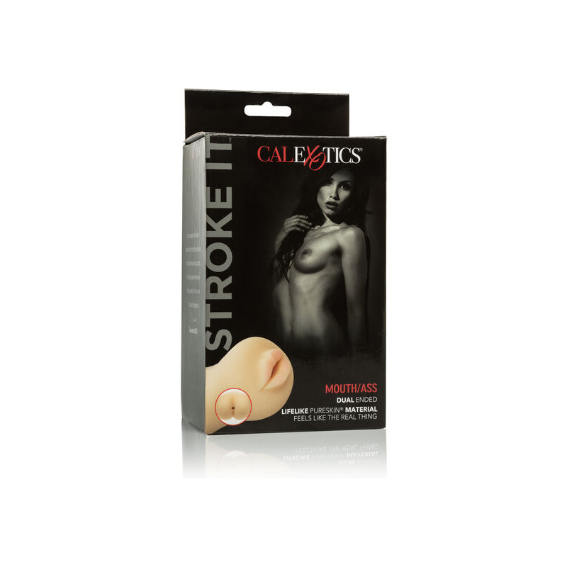 CALEXOTICS STROKE IT MASTURBADOR DOBLE BOCA ANO