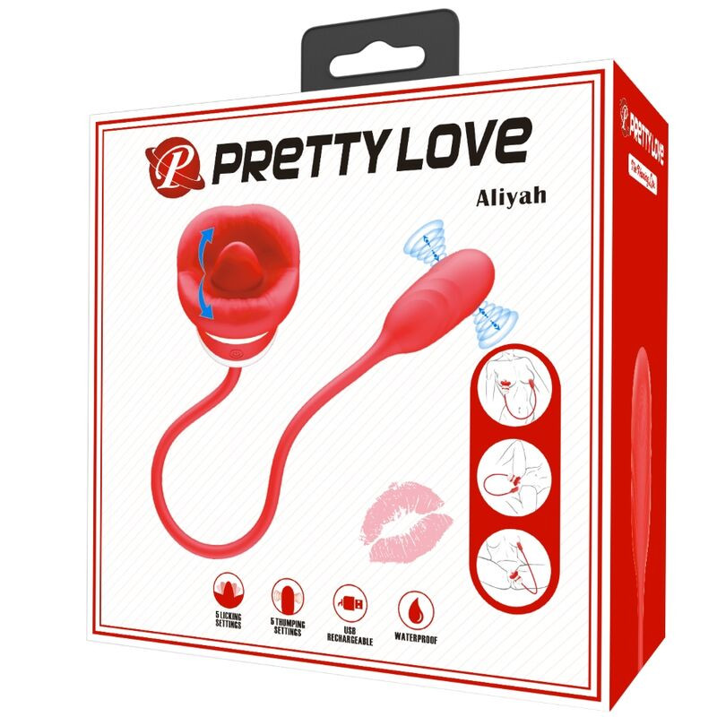 PRETTY LOVE ALIYAH MASTURBADOR BOCA ROJO