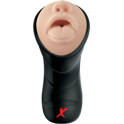 PDX ELITE STROKER REALISTICO GARGANTA PROFUNDA CON VIBRACION 2