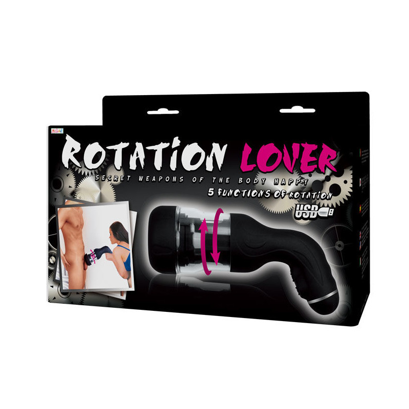 BAILE ROTATION LOVER MASTURBADOR AUTOMATICO 5V