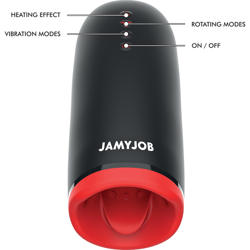 JAMYJOB SPIN X MASTURBADOR CON ROTACION Y FUNCION CALOR