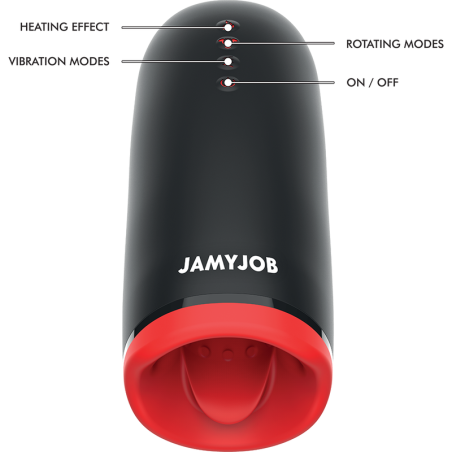 JAMYJOB SPIN X MASTURBADOR CON ROTACION Y FUNCION CALOR