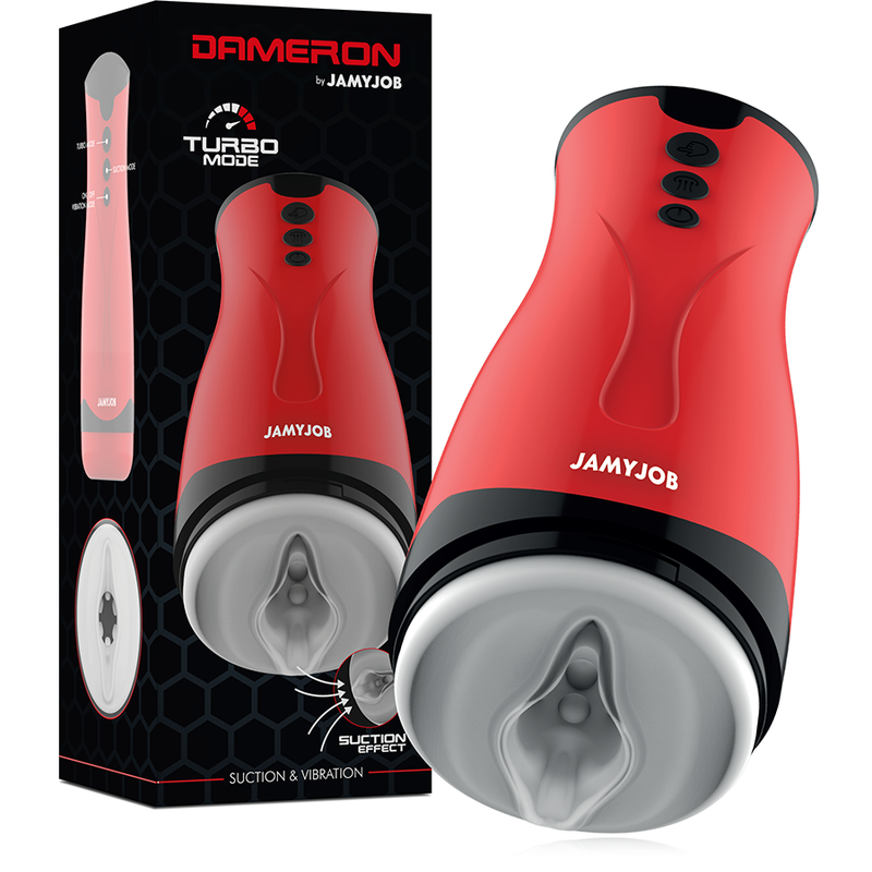 JAMYJOB MASTURBADOR DE SUCCION Y VIBRACION DAMERON