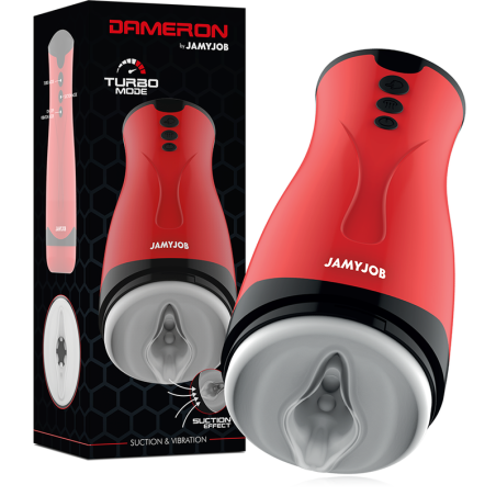JAMYJOB MASTURBADOR DE SUCCION Y VIBRACION DAMERON