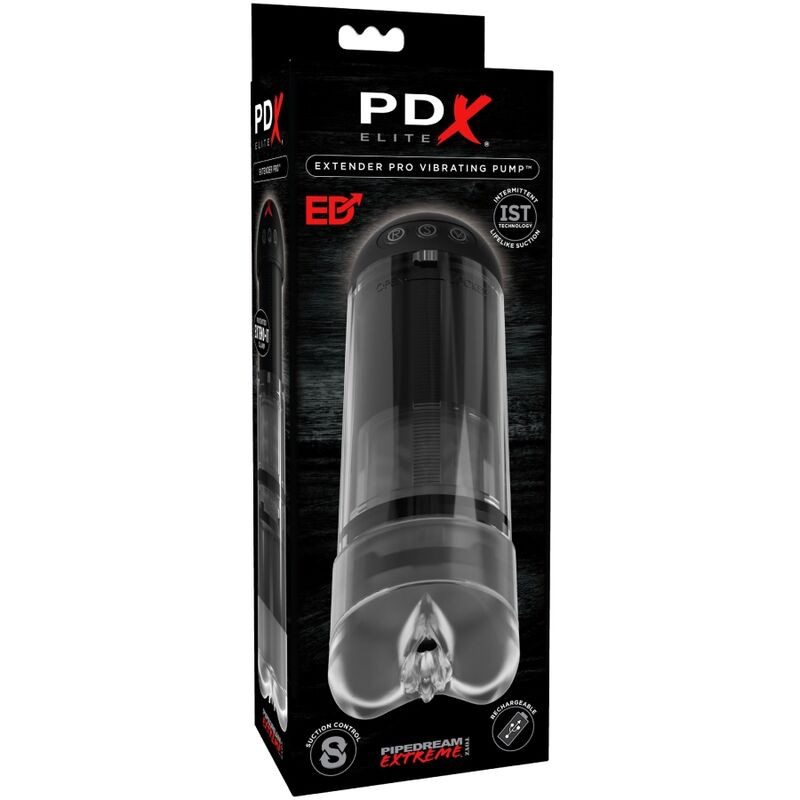 PDX ELITE MASTURBADOR STROKER EXTENDER PRO VIBRADOR
