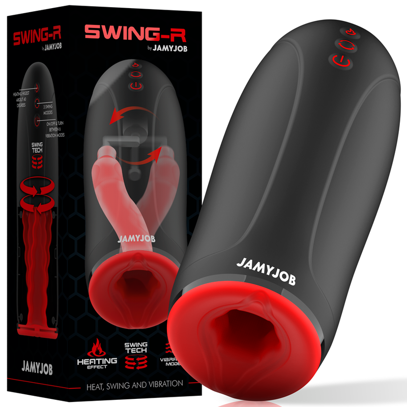 JAMYJOB SWING R MASTURBADOR DE CALOR OSCILACION Y VIBRACION