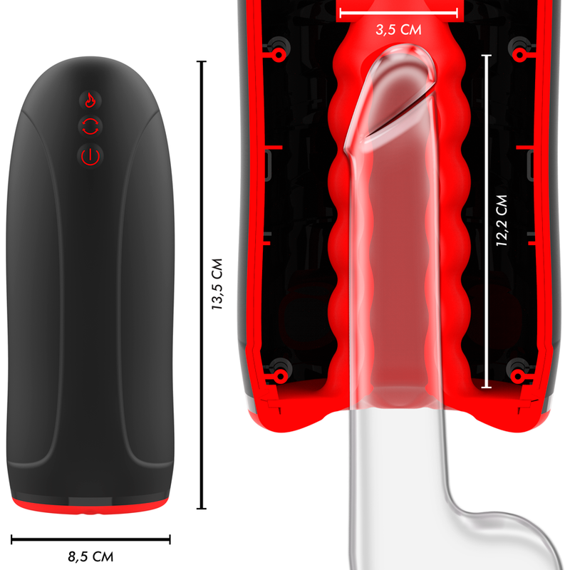 JAMYJOB SWING R MASTURBADOR DE CALOR OSCILACION Y VIBRACION