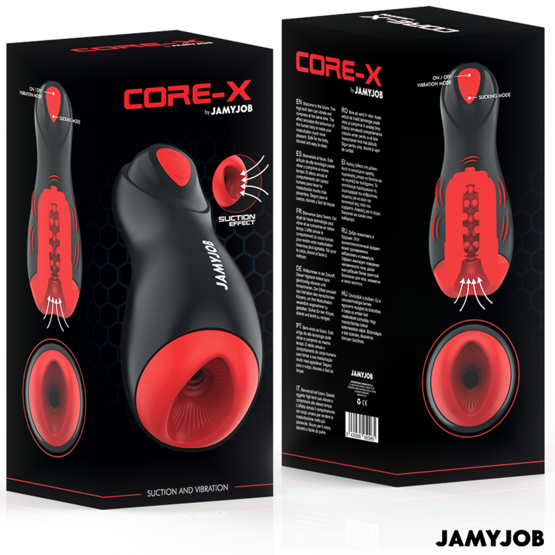 JAMYJOB CORE X MASTURBADOR AUTOMATICO 5 MODOS SUCCIONADOR Y VIBRACION