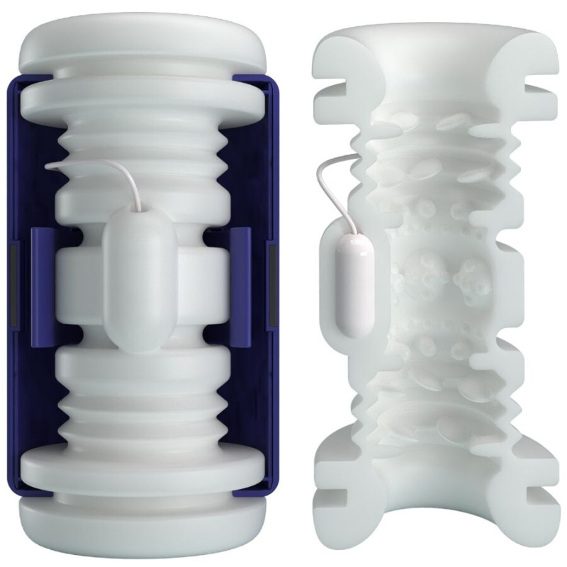 PRETTY LOVE DJ LADY MASTURBADOR MASCULINO CON VIBRACION 5 CONFIGURACIONES MORADO