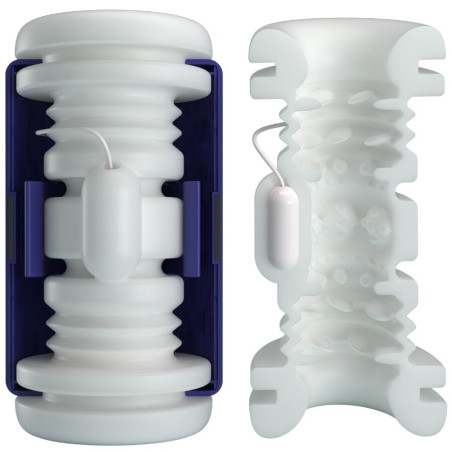 PRETTY LOVE DJ LADY MASTURBADOR MASCULINO CON VIBRACION 5 CONFIGURACIONES MORADO