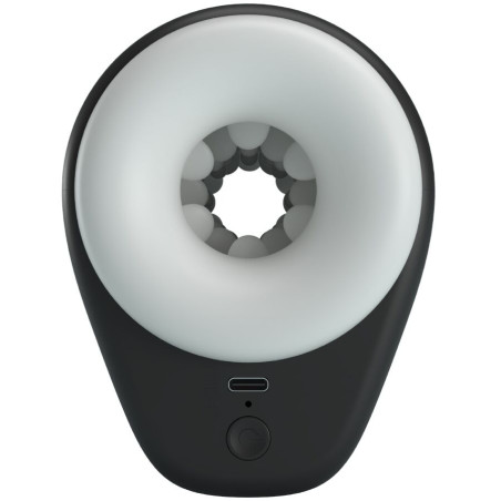 PRETTY LOVE DJ GIRL MASTURBADOR MASCULINO CON VIBRACION 5 CONFIGURACIONES NEGRO