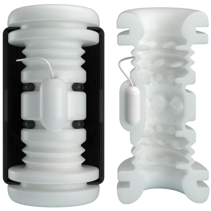 PRETTY LOVE DJ GIRL MASTURBADOR MASCULINO CON VIBRACION 5 CONFIGURACIONES NEGRO